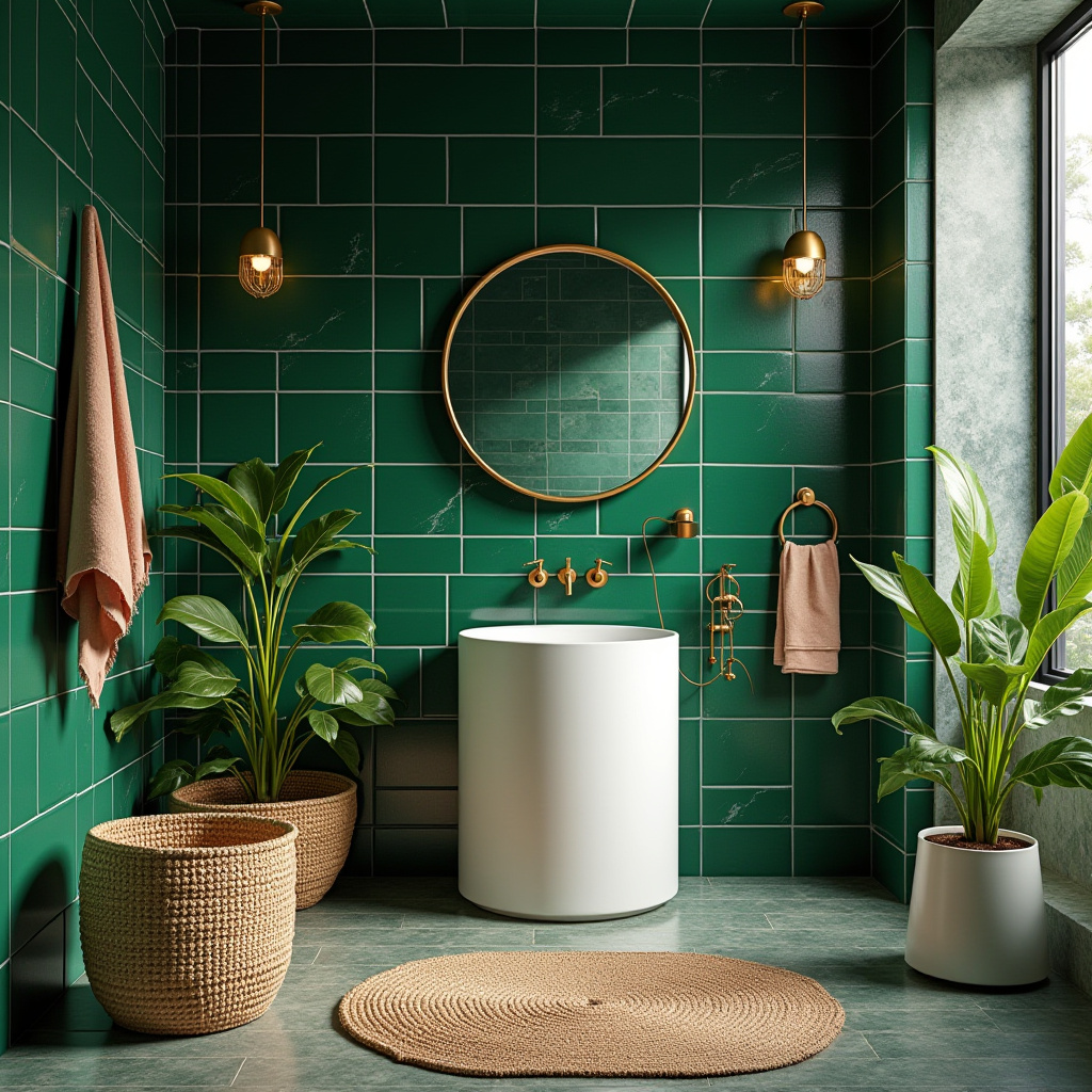 dark green tile bathroom 27