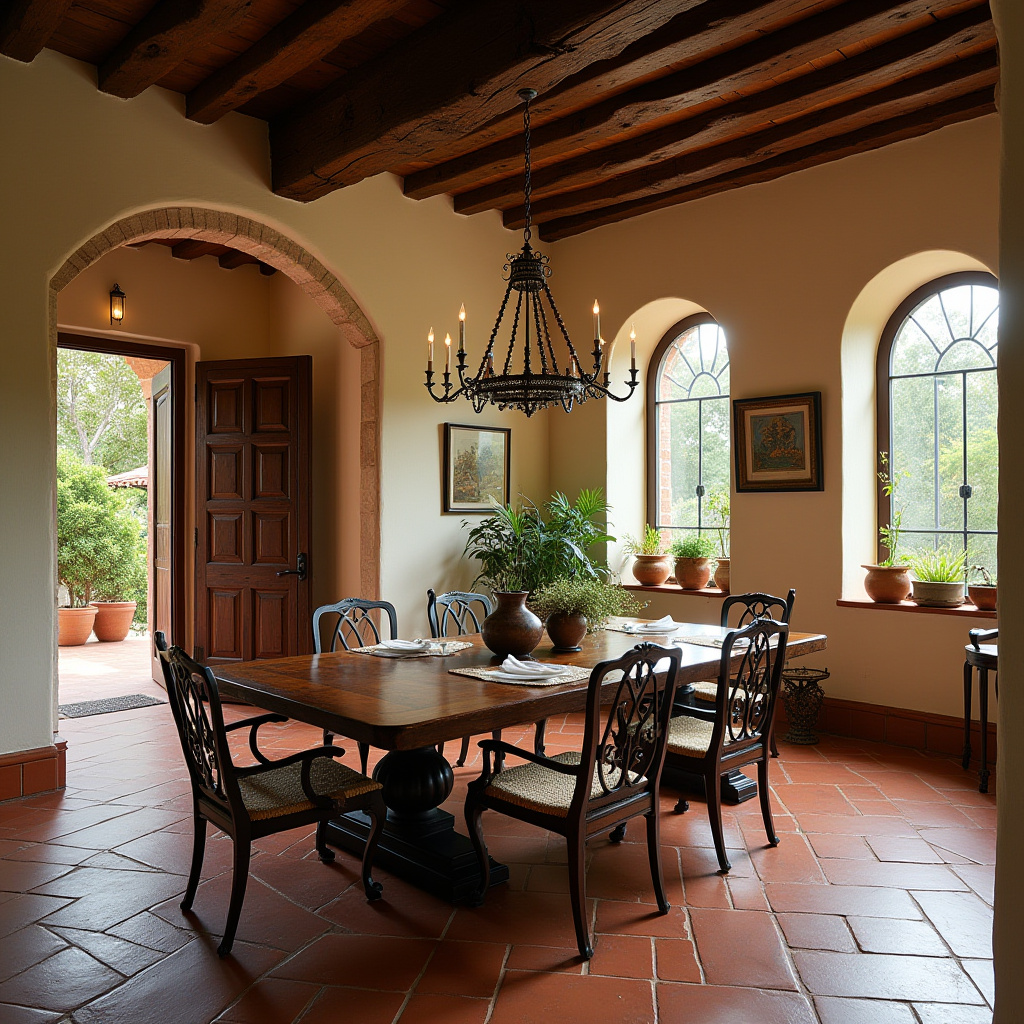 dark wood dining room 13