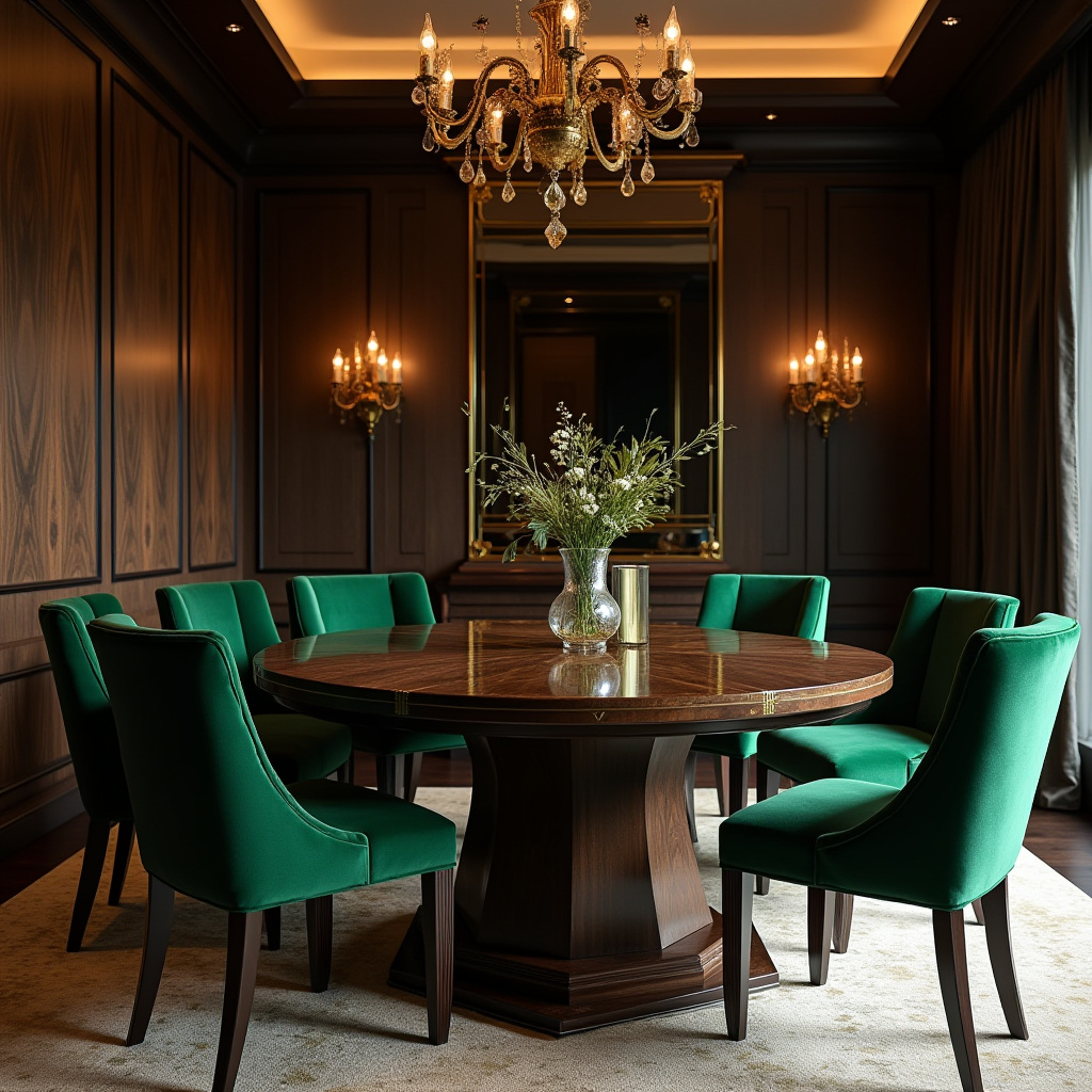 dark wood dining room 18