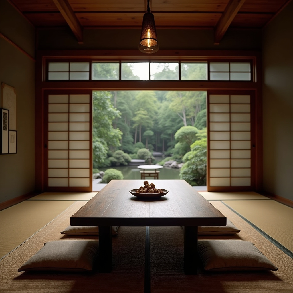 dark wood dining room 19