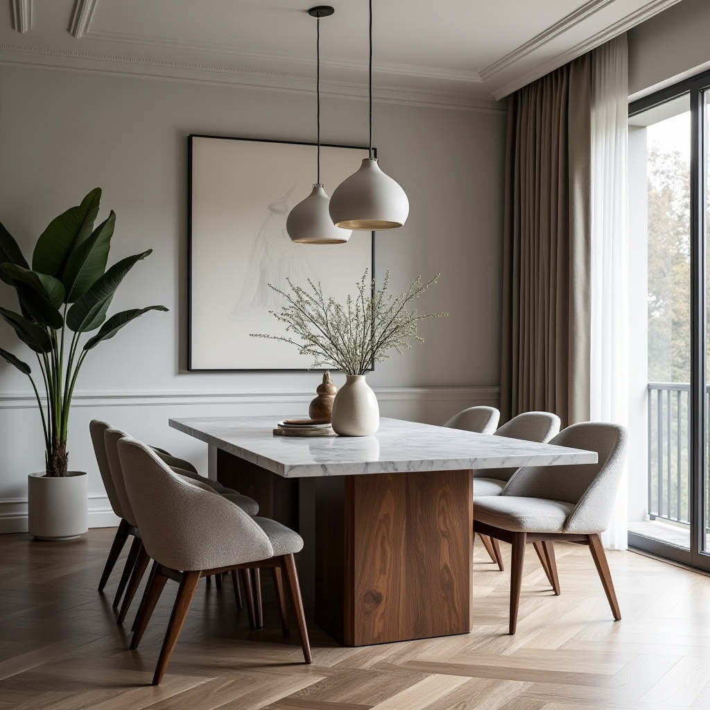 dark wood dining room 27