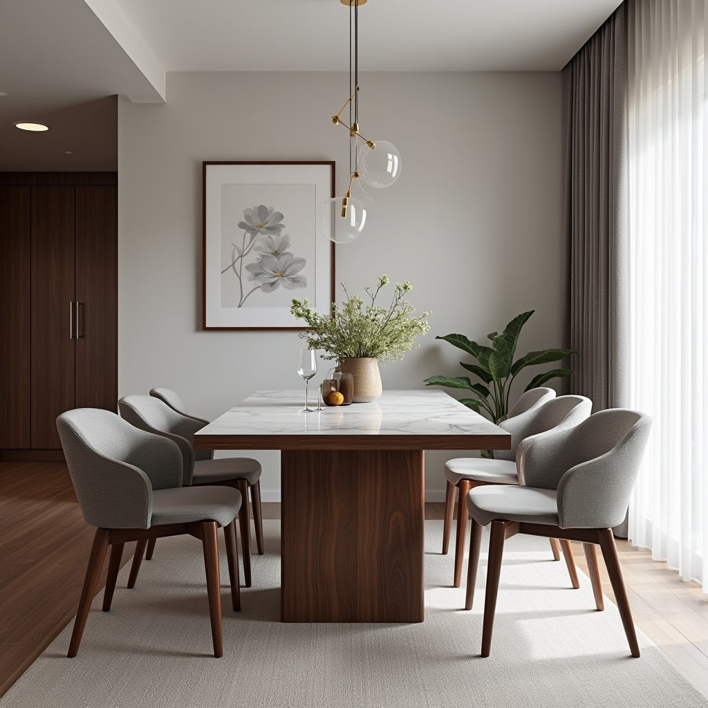 dark wood dining room 28