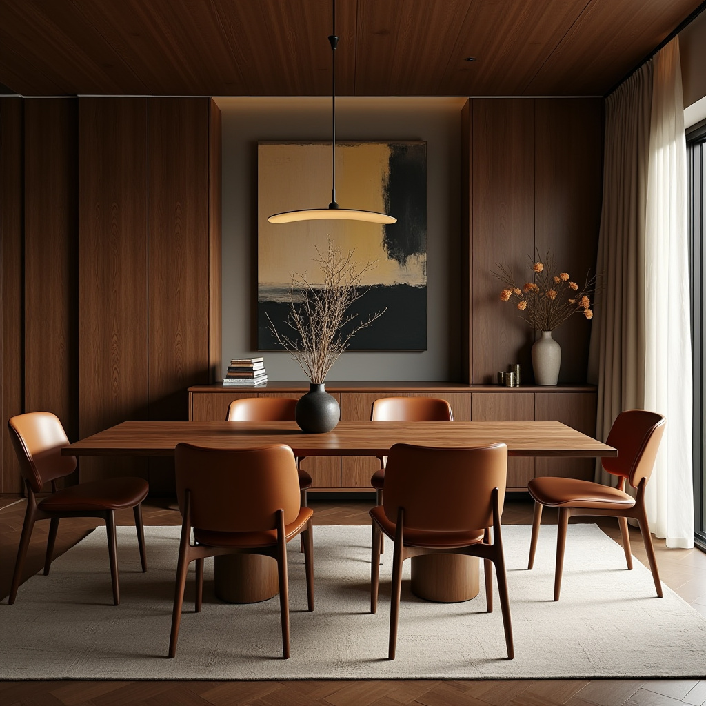 dark wood dining room 3