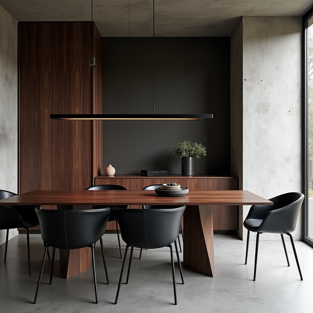 dark wood dining room 31