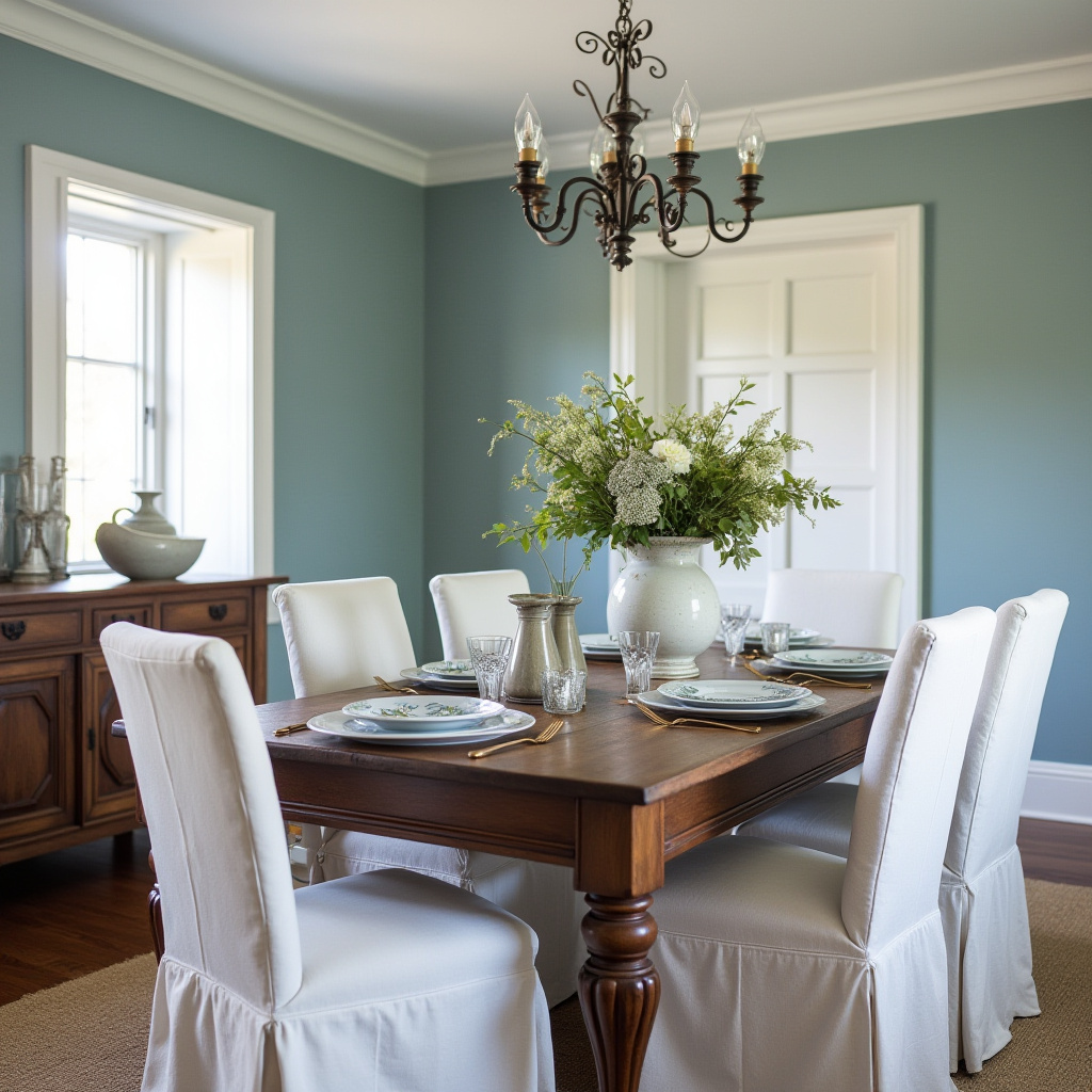 dark wood dining room 33