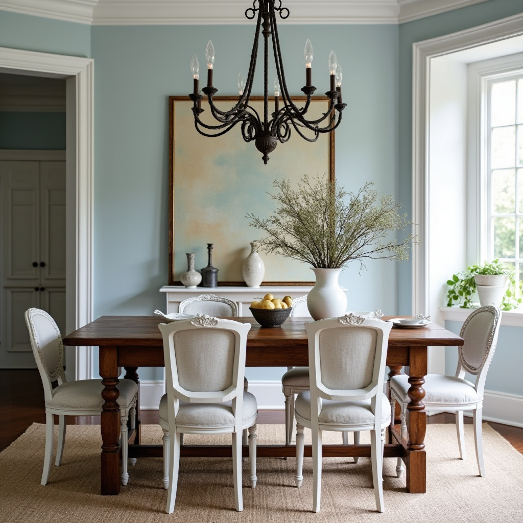 dark wood dining room 34