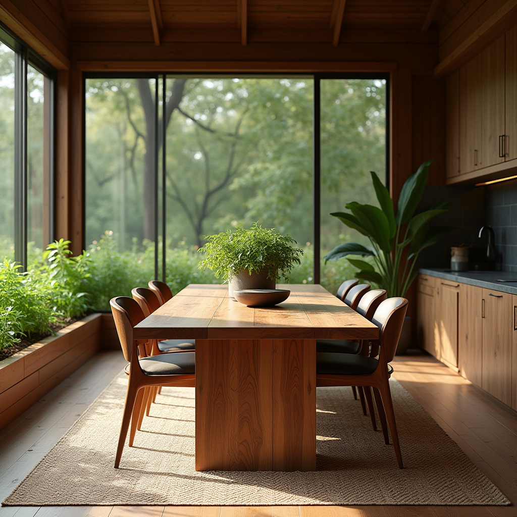 dark wood dining room 39