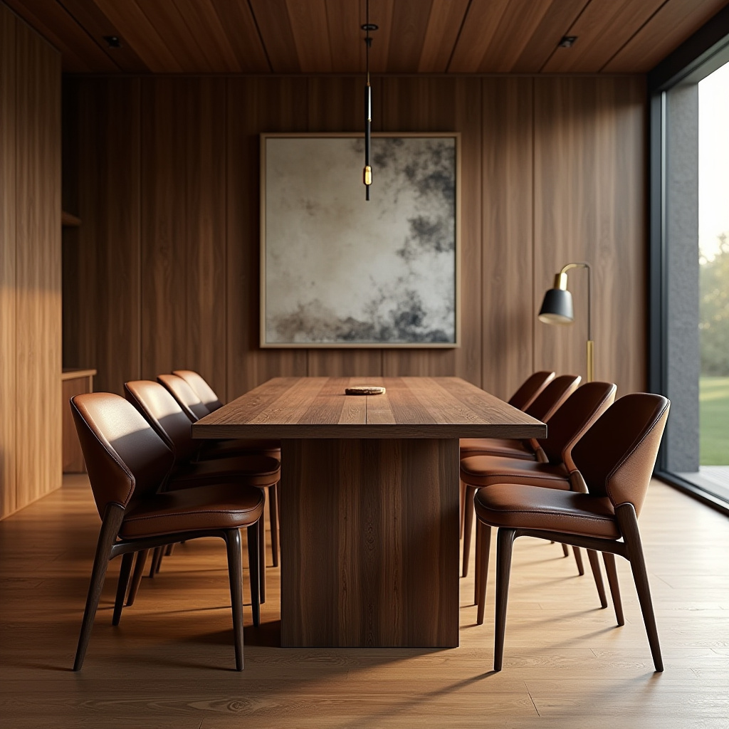 dark wood dining room 4