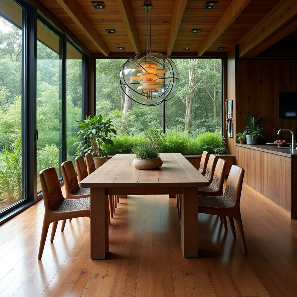 dark wood dining room 40