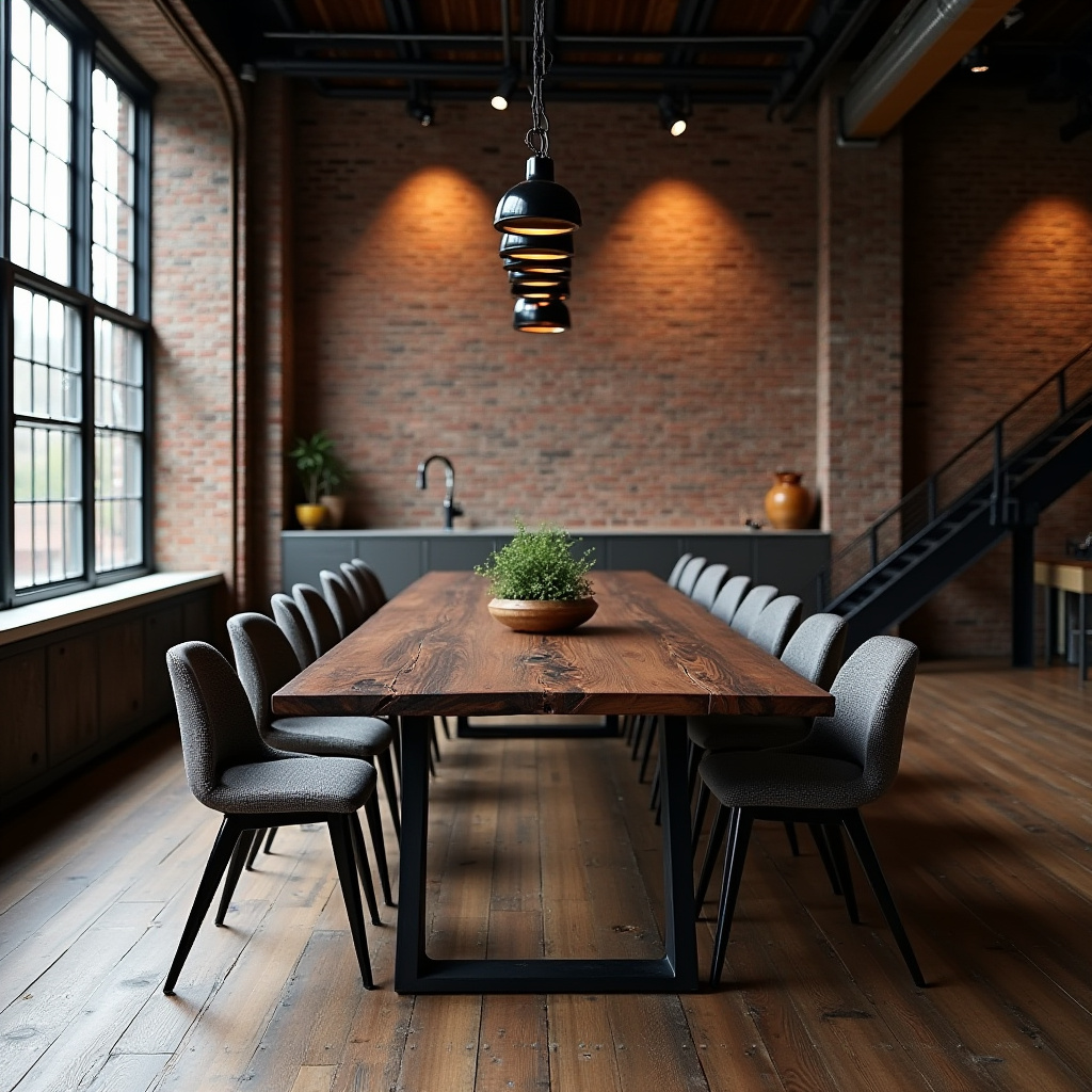 dark wood dining room 5