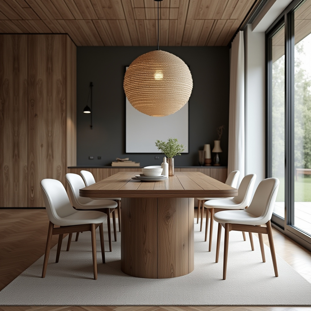 dark wood dining room 8
