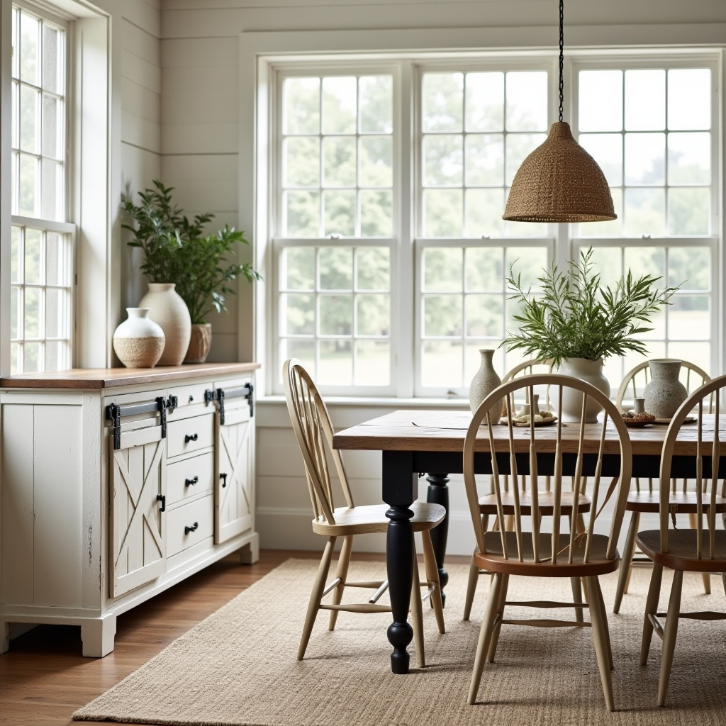 dining room with sideboard 16