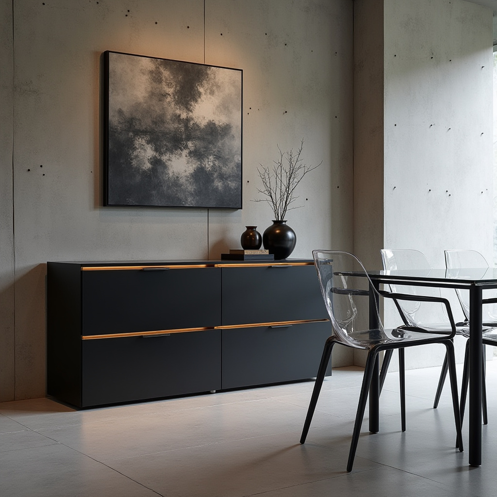 dining room with sideboard 17
