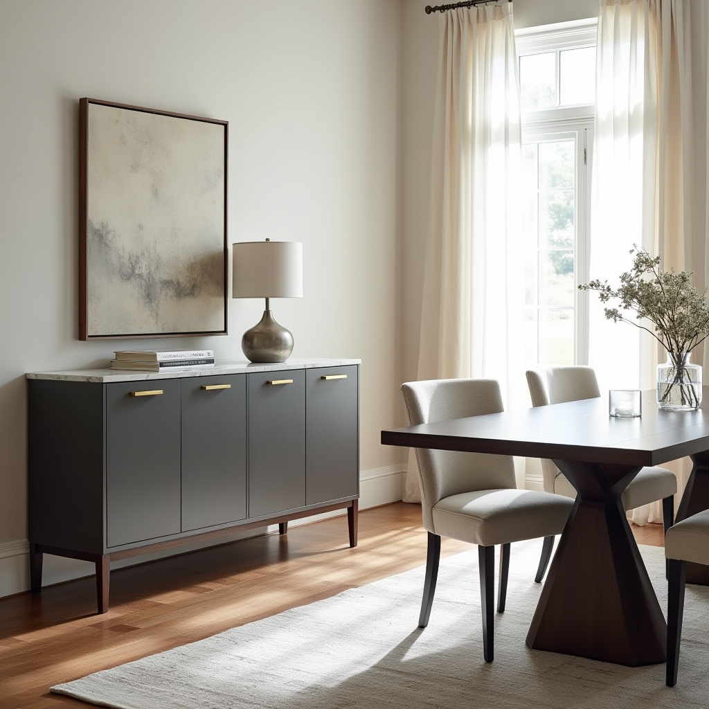 dining room with sideboard 3