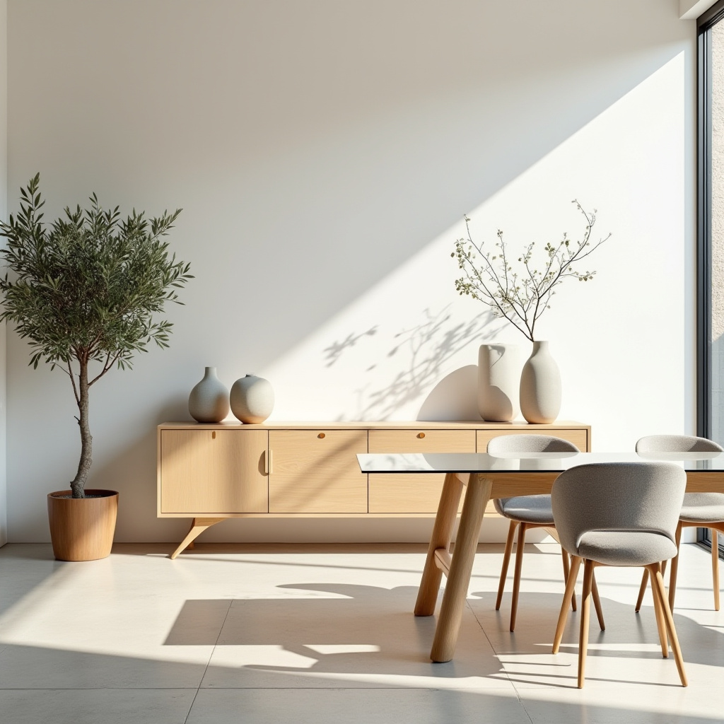 dining room with sideboard 33
