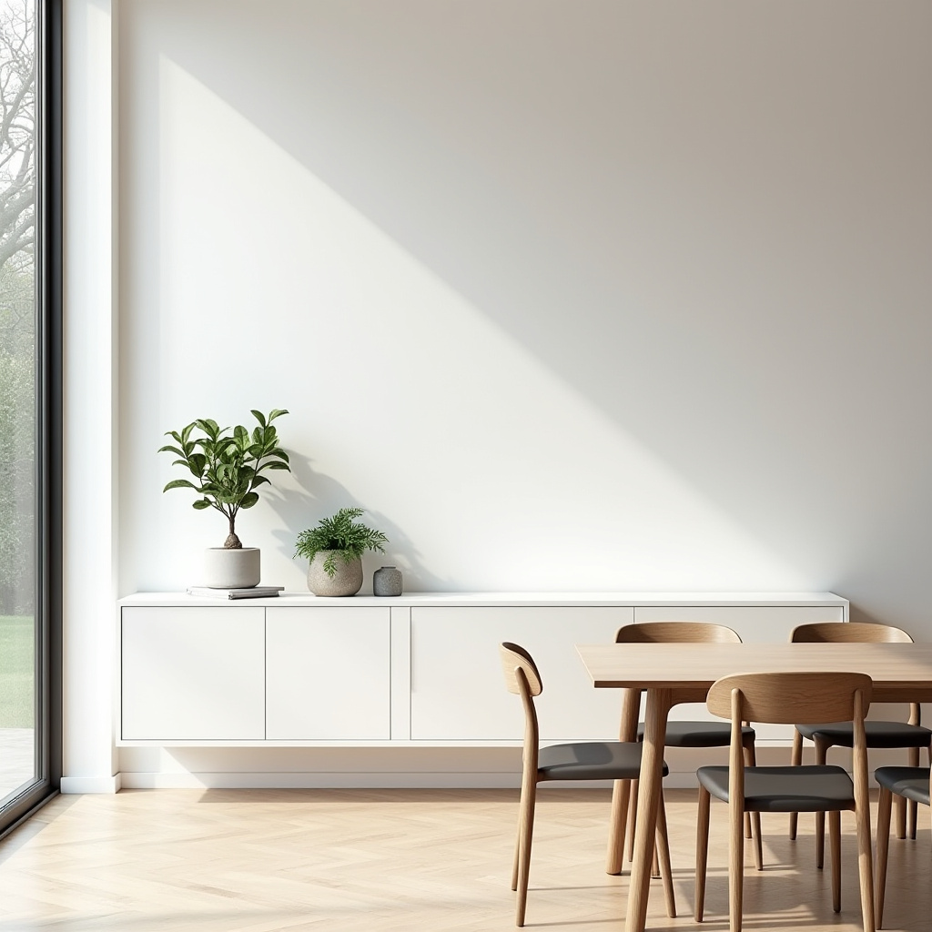 dining room with sideboard 9