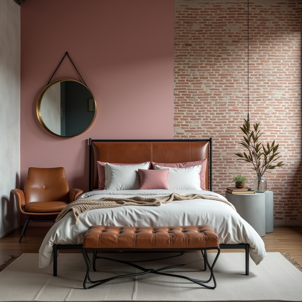 dusky pink bedroom 11