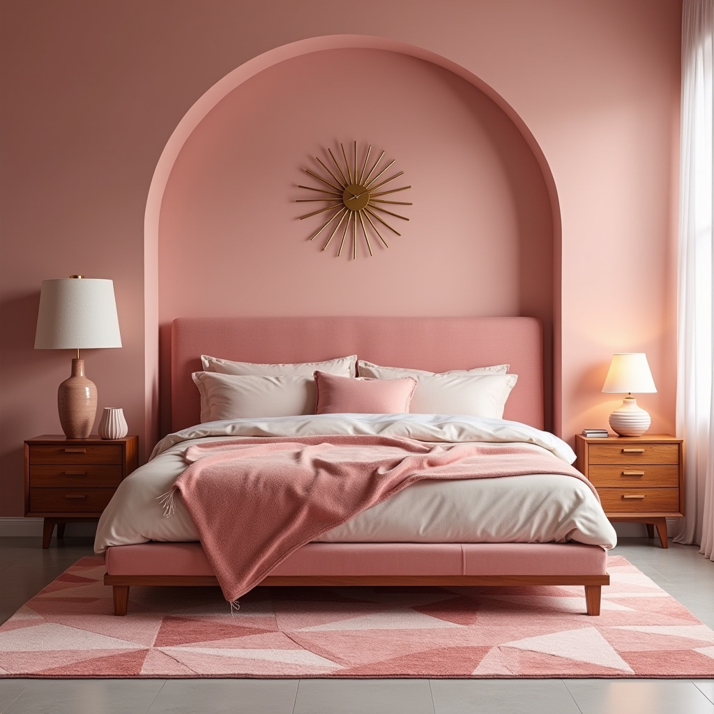 dusky pink bedroom 18