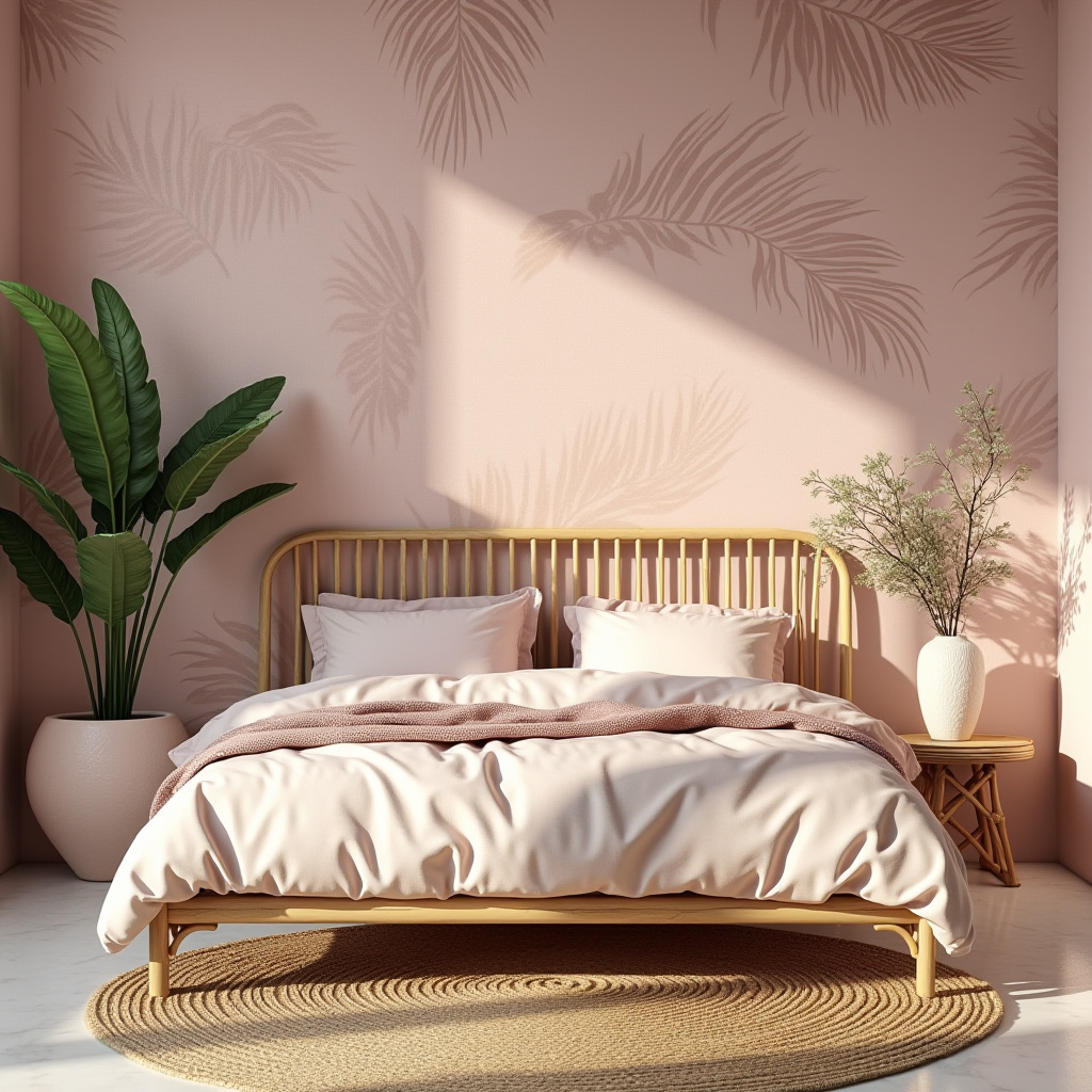 dusky pink bedroom 23