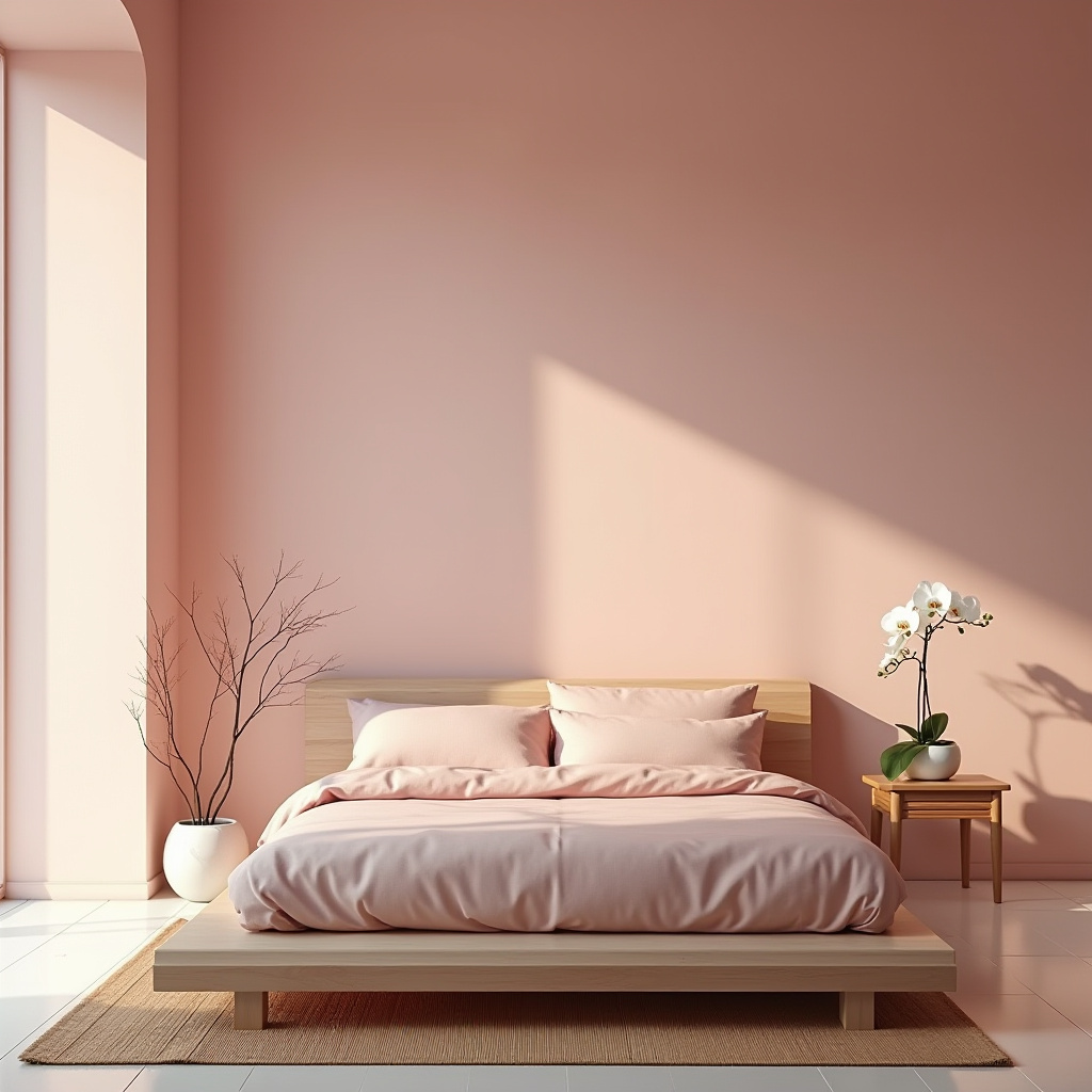 dusky pink bedroom 25