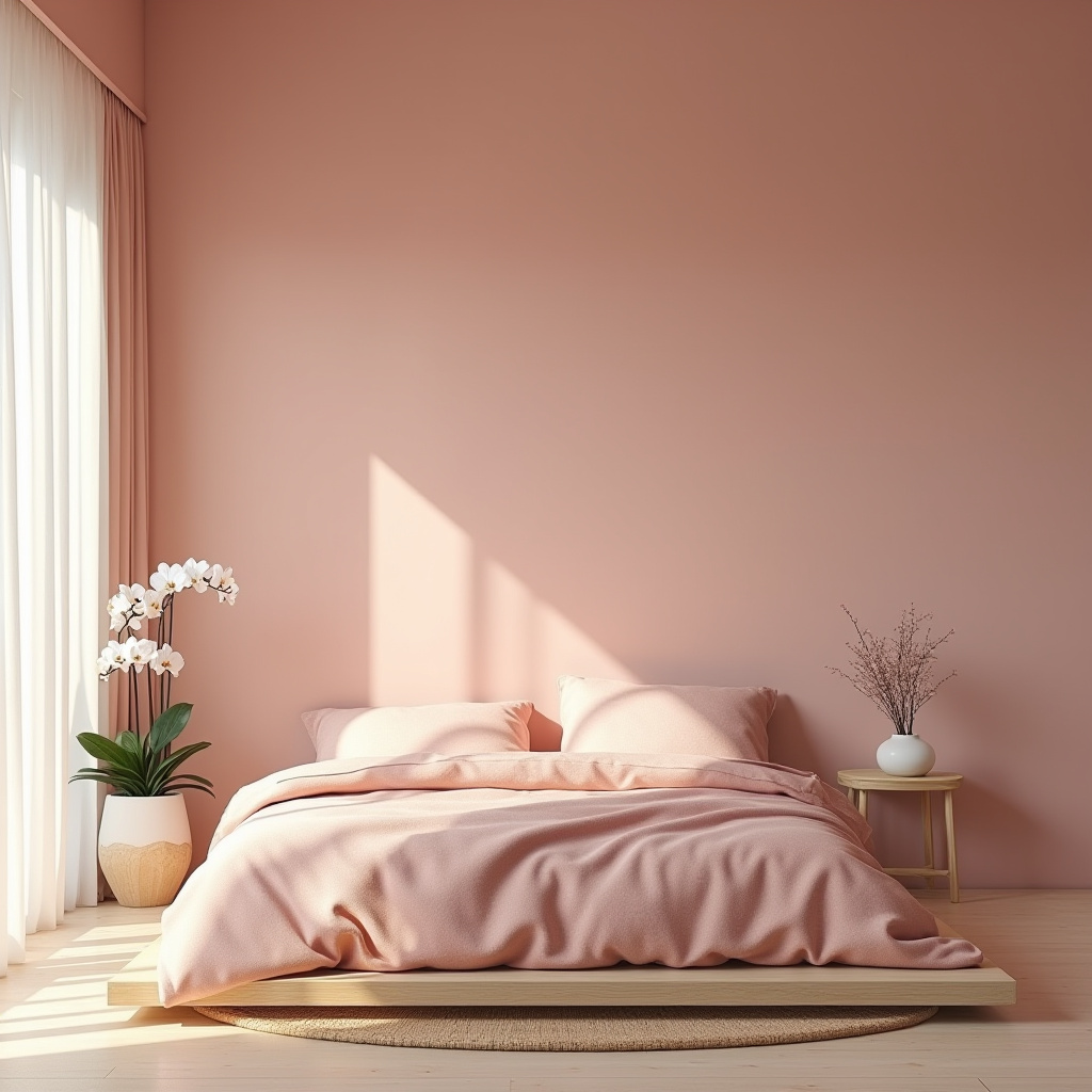 dusky pink bedroom 26