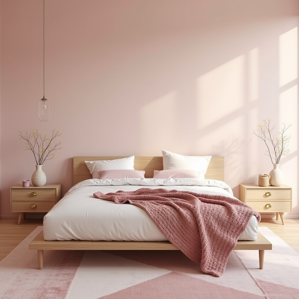 dusky pink bedroom 3