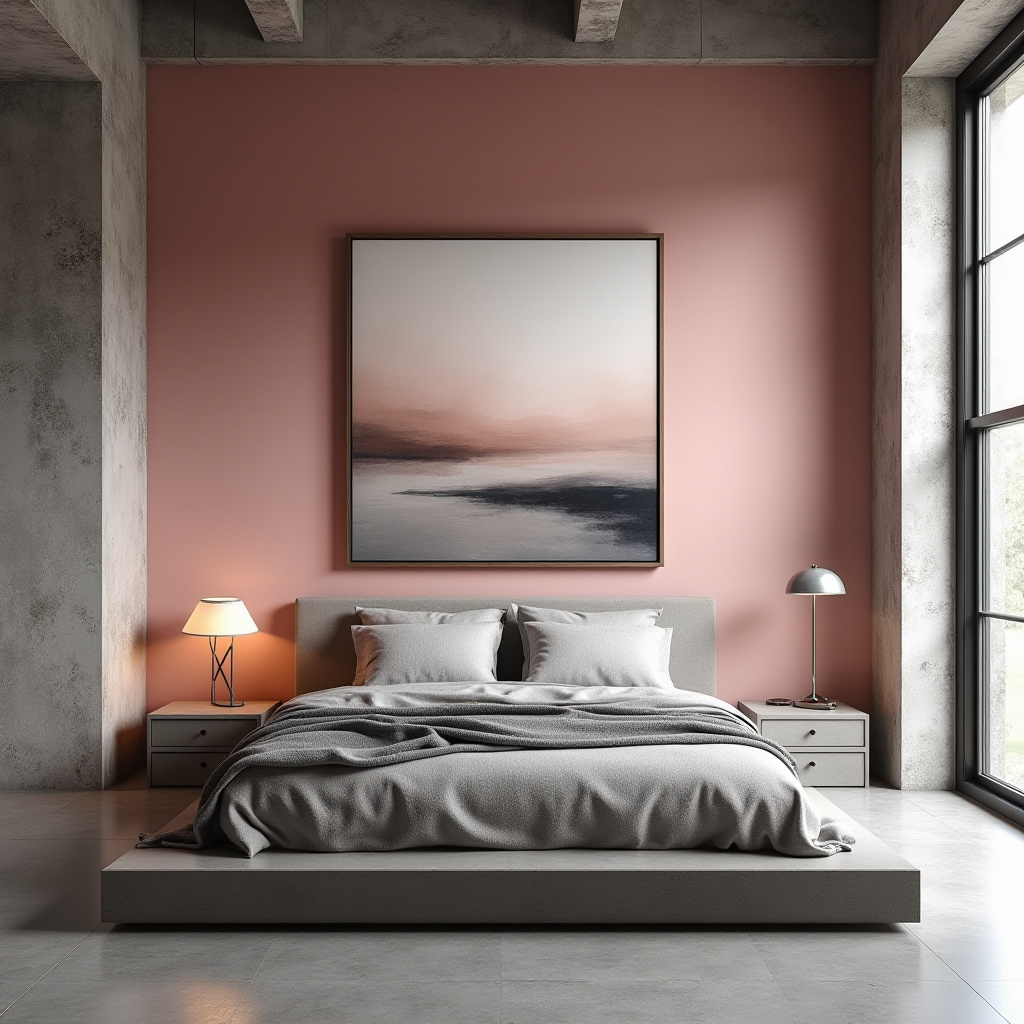 dusky pink bedroom 30