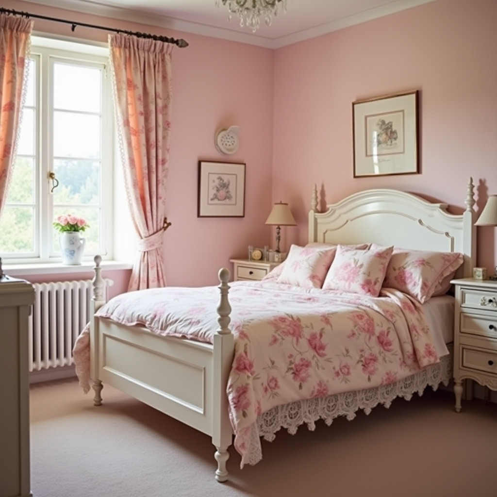 dusky pink bedroom 32