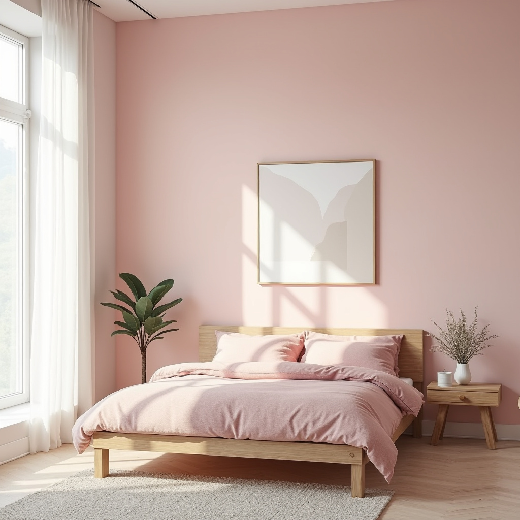 dusky pink bedroom 39