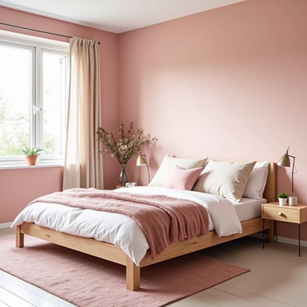 dusky pink bedroom 4
