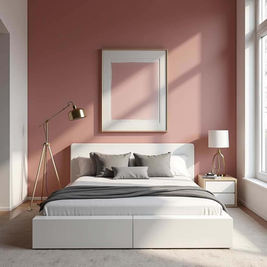 dusky pink bedroom 7