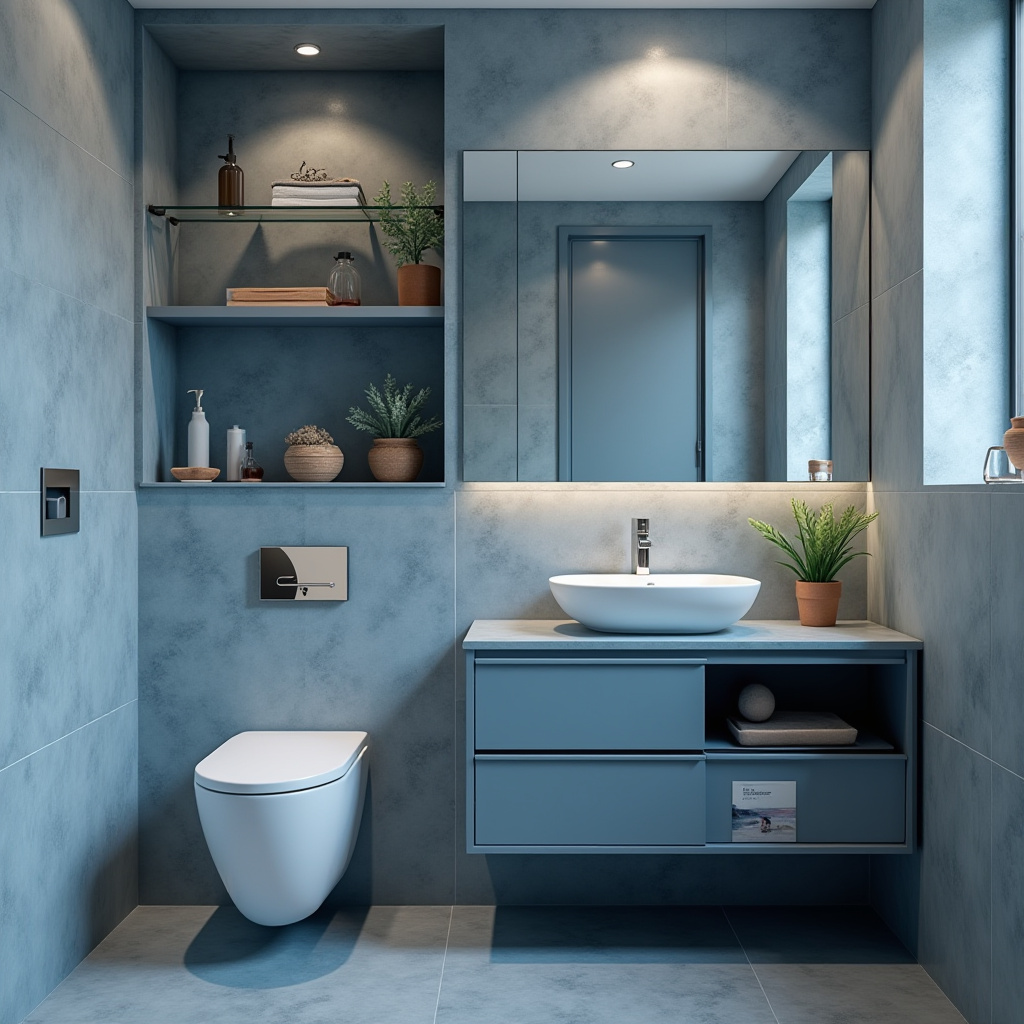 dusty blue bathroom 15