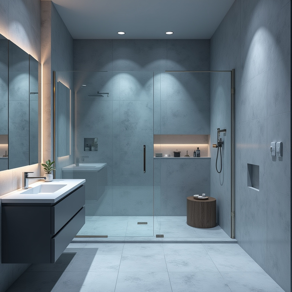 dusty blue bathroom 3