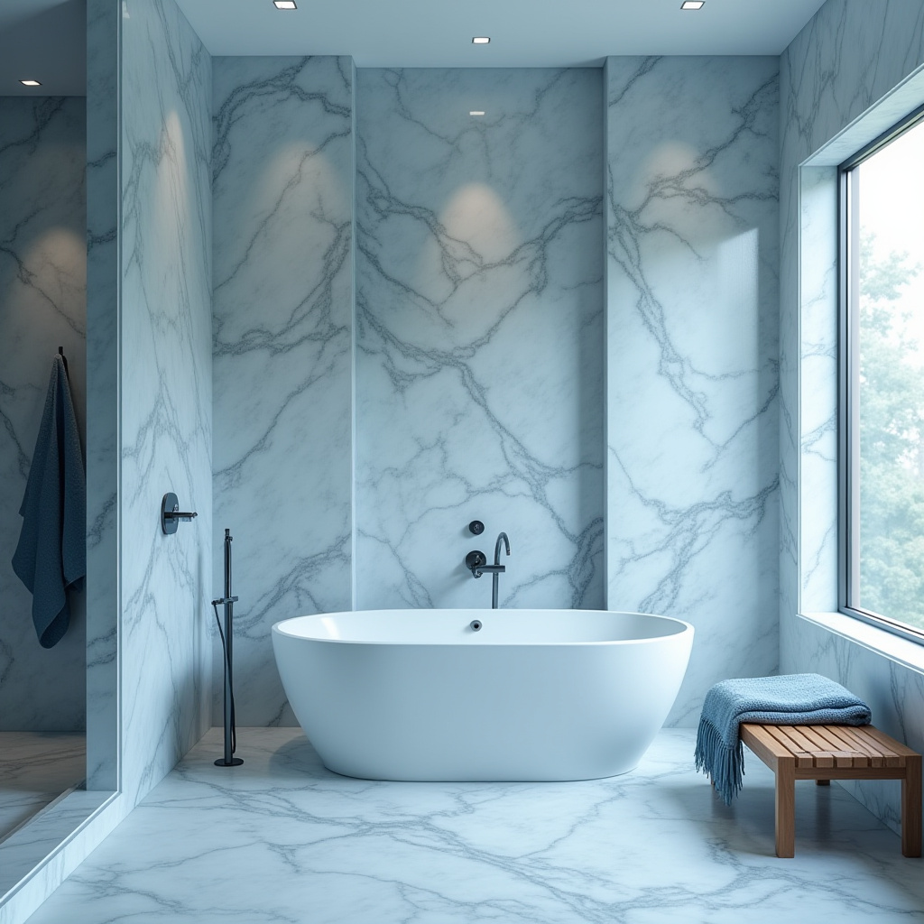 dusty blue bathroom 32