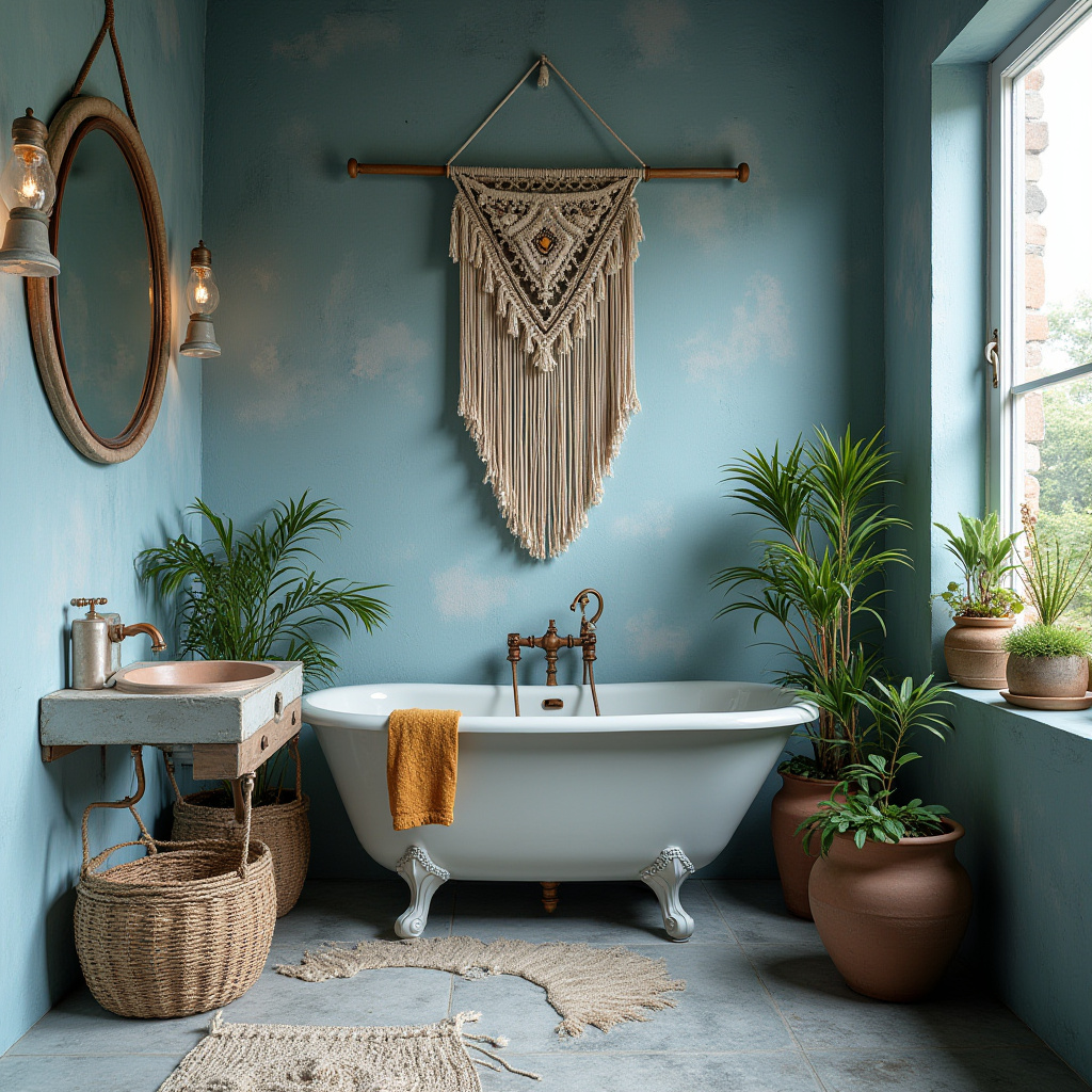 dusty blue bathroom 34