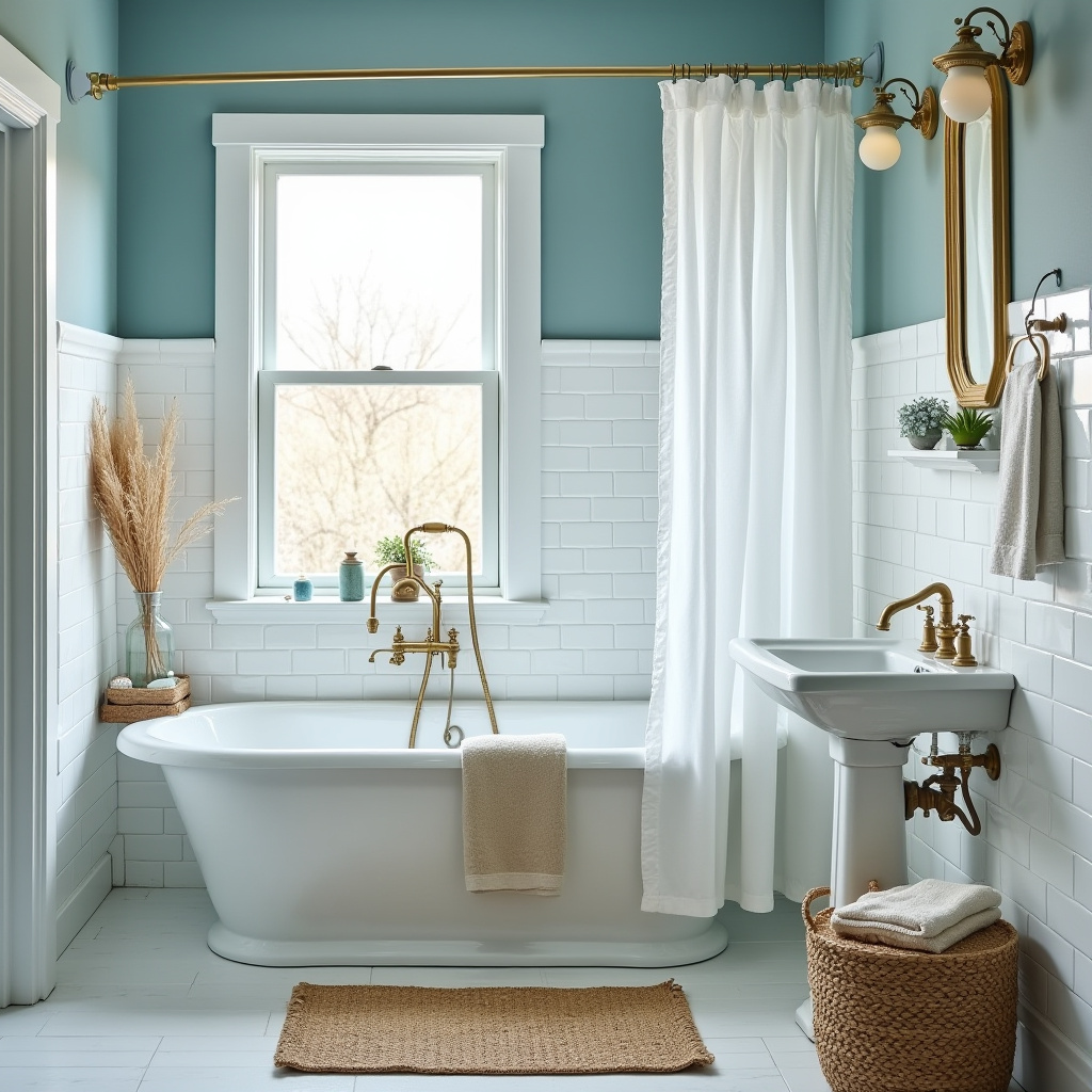 dusty blue bathroom 5