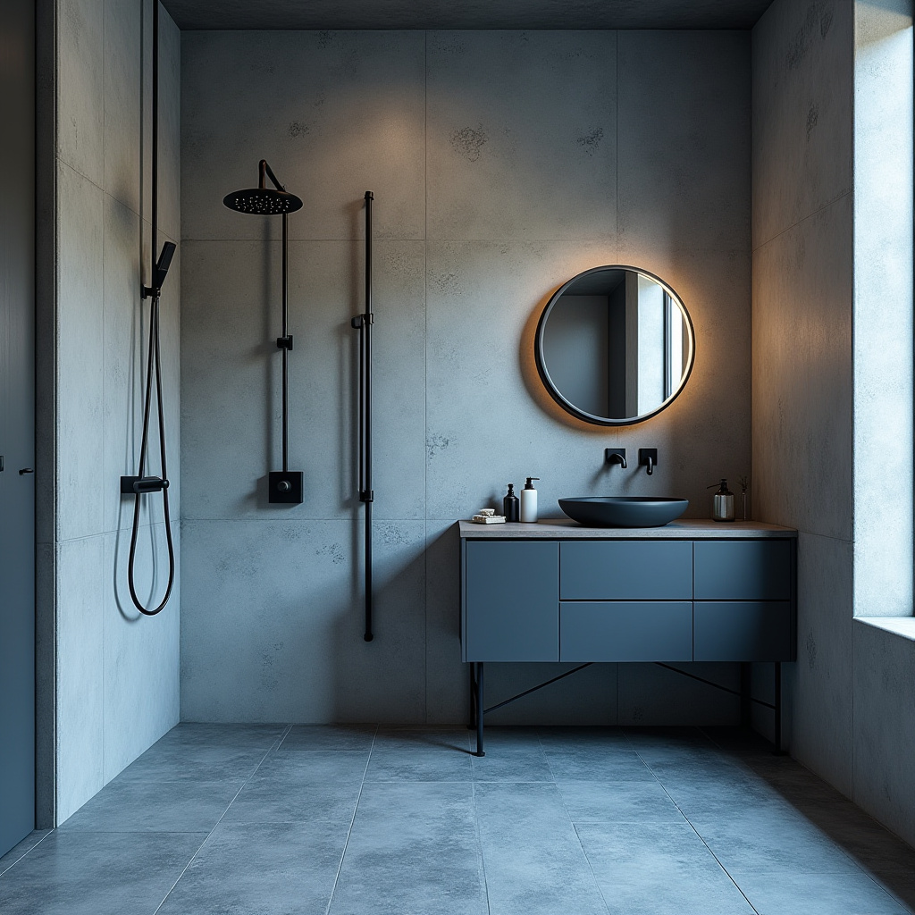 dusty blue bathroom 7