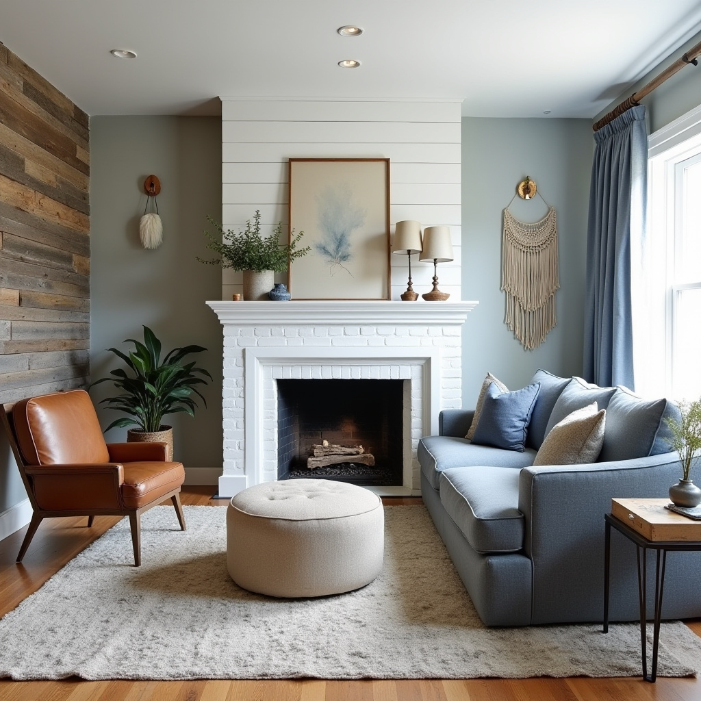 dusty blue living room 11