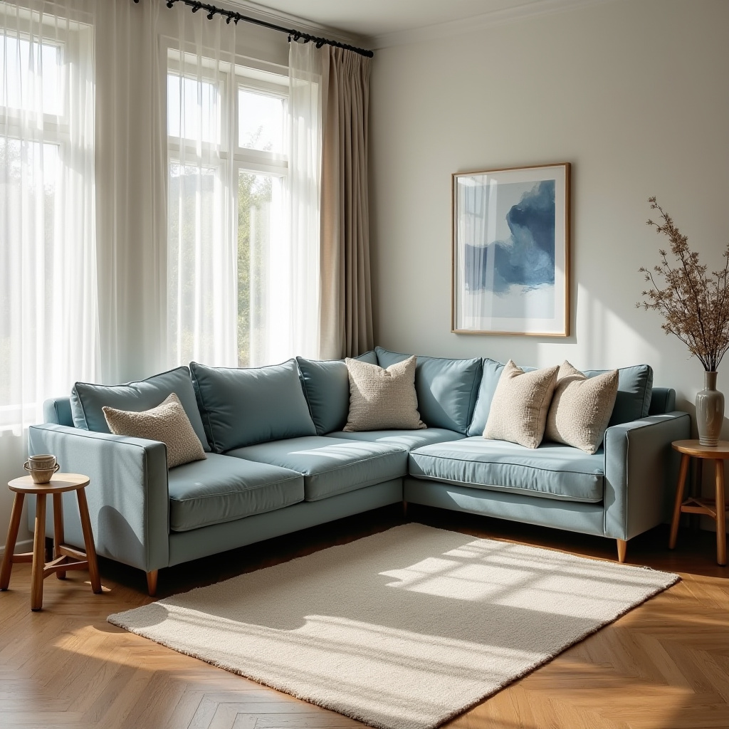 dusty blue living room 2