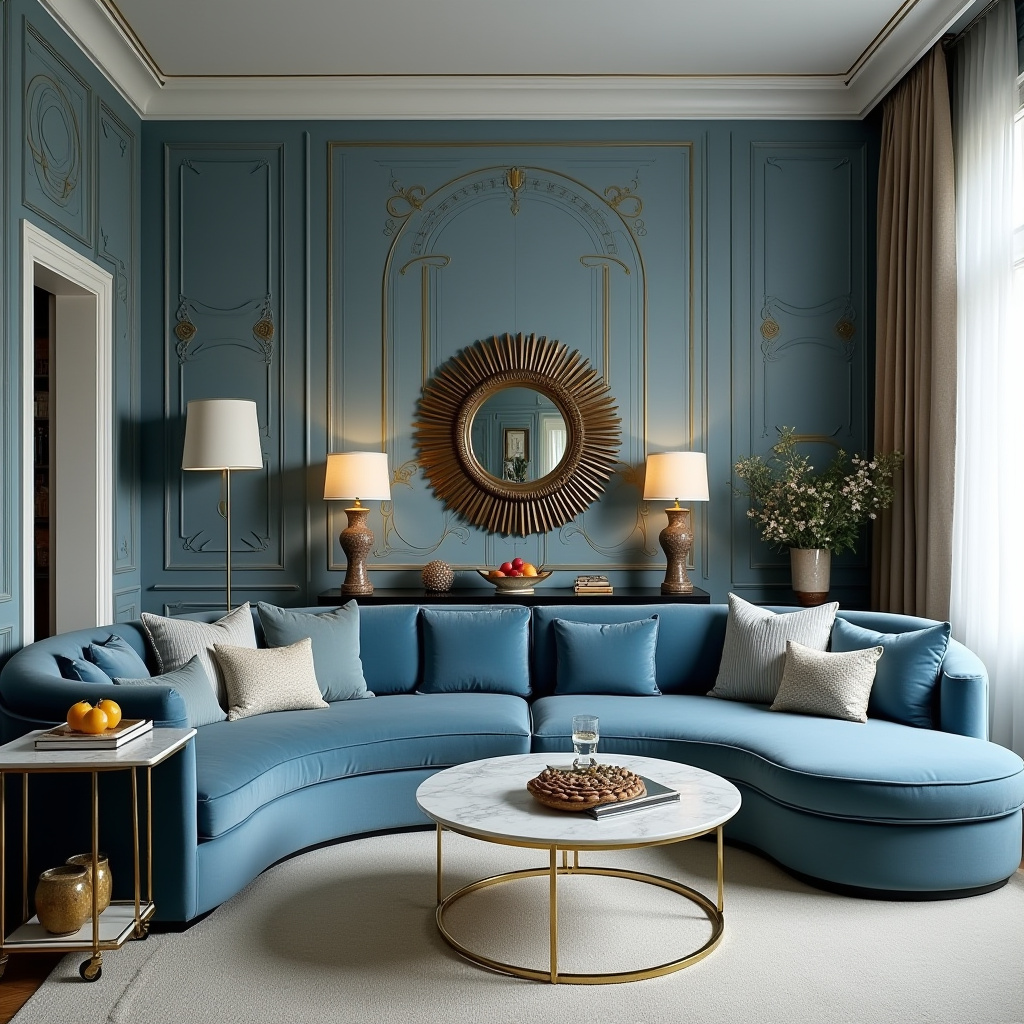 dusty blue living room 27