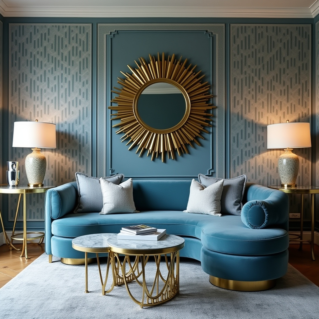 dusty blue living room 28