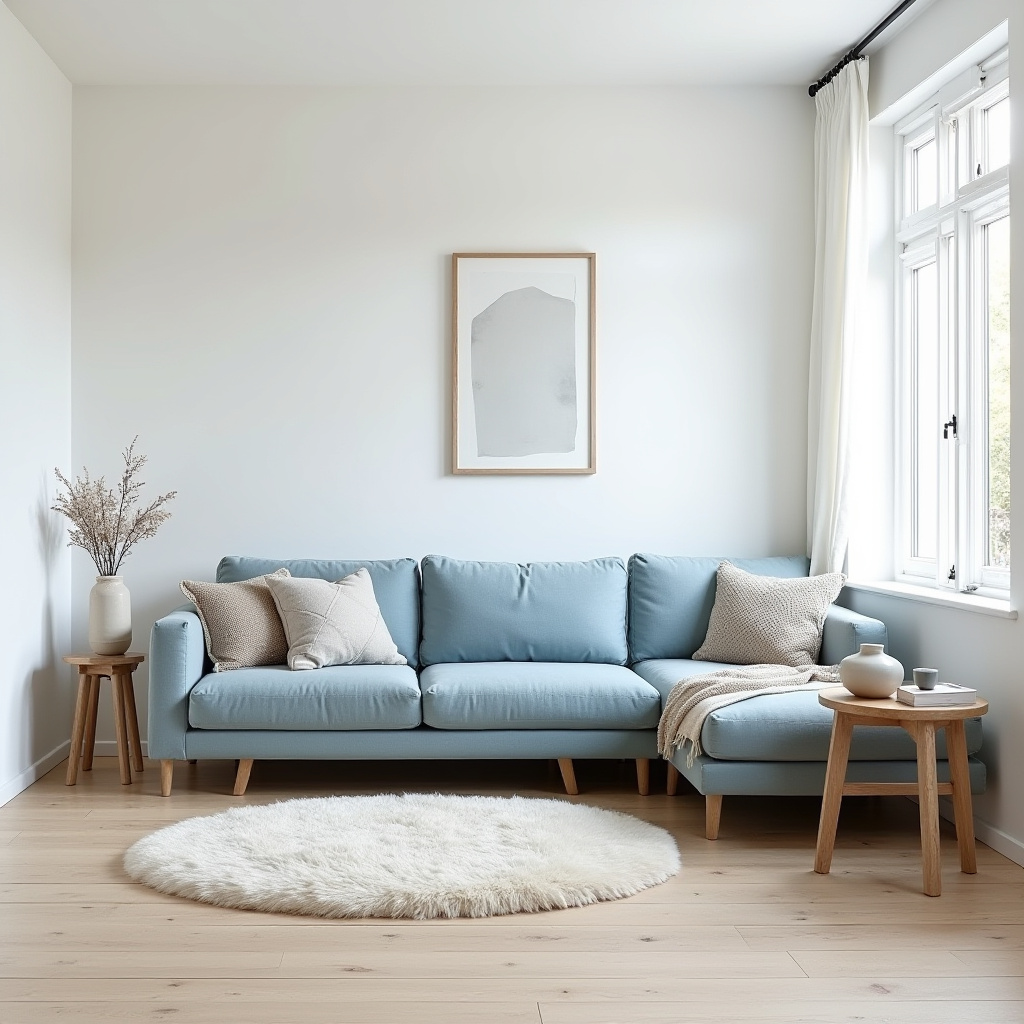 dusty blue living room 40