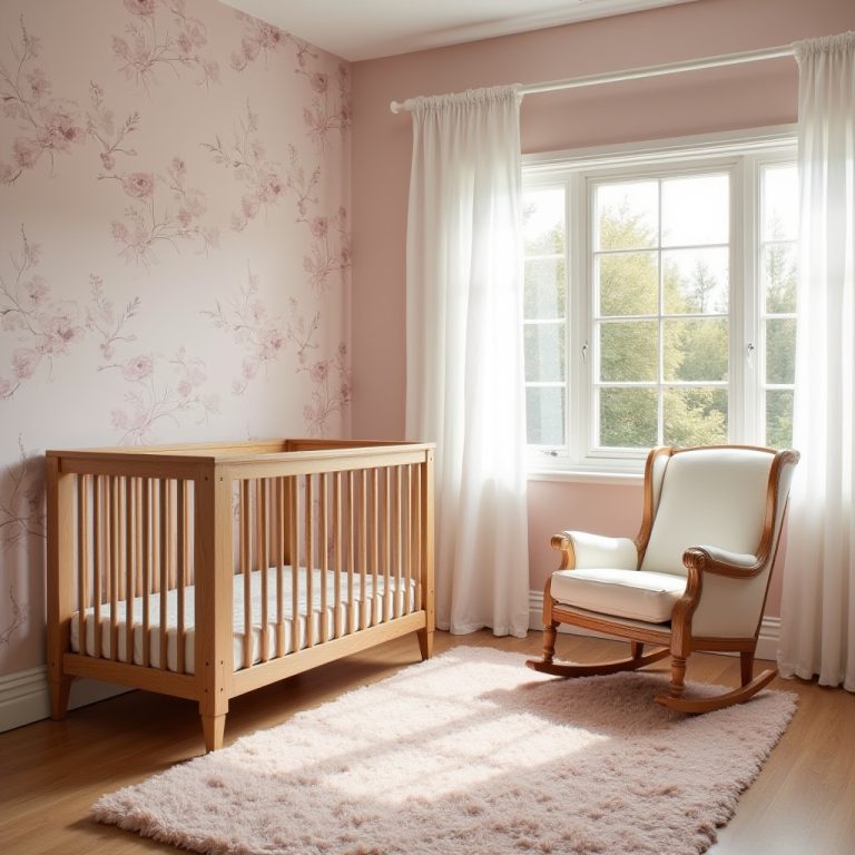 dusty rose nursery 1