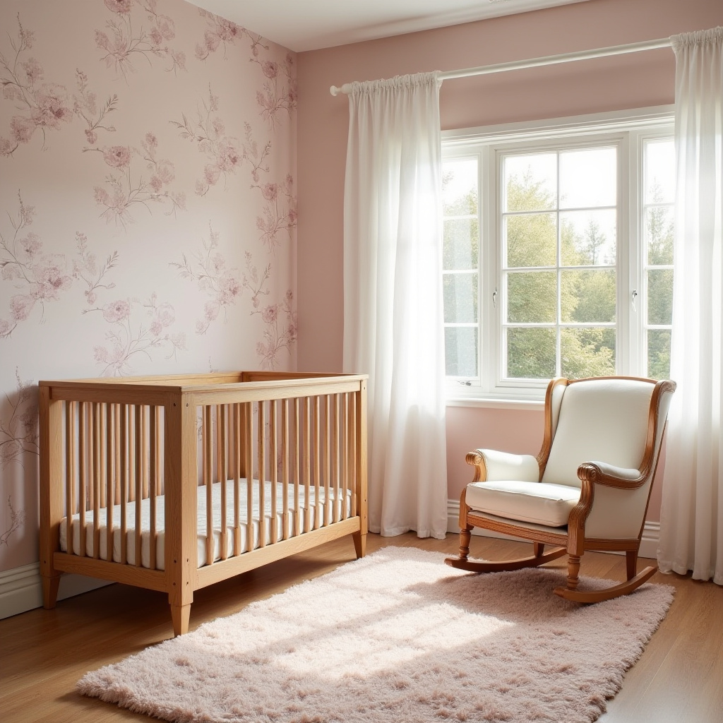 dusty rose nursery 1