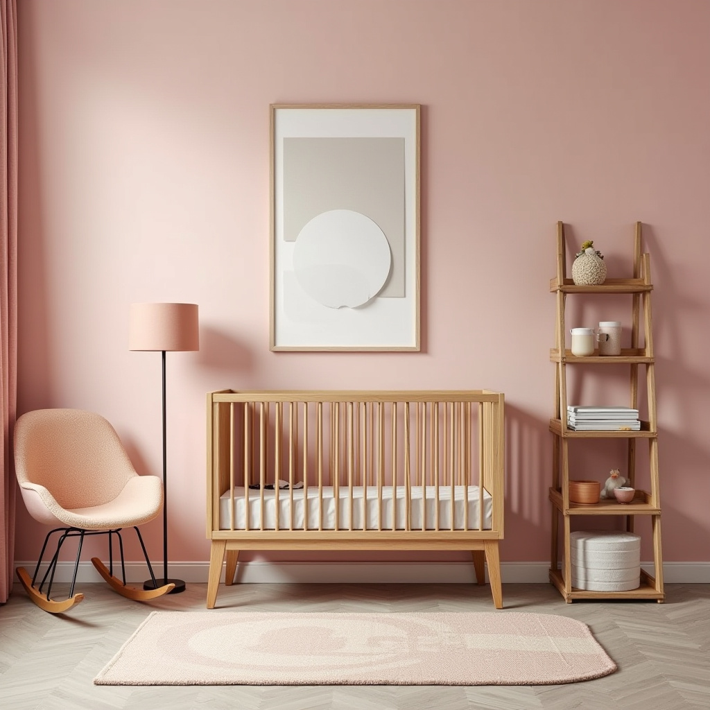 dusty rose nursery 34