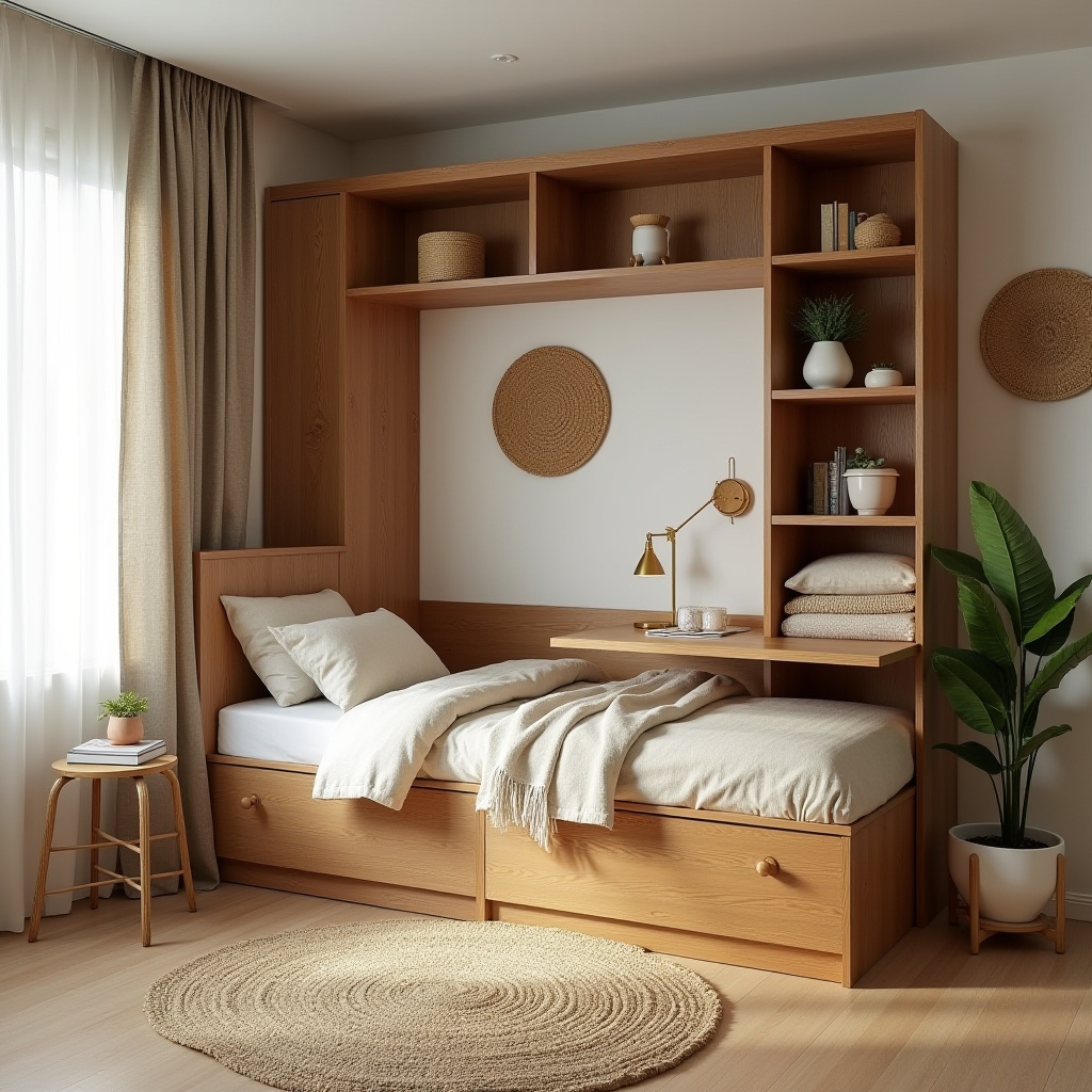 earthy dorm room ideas 15