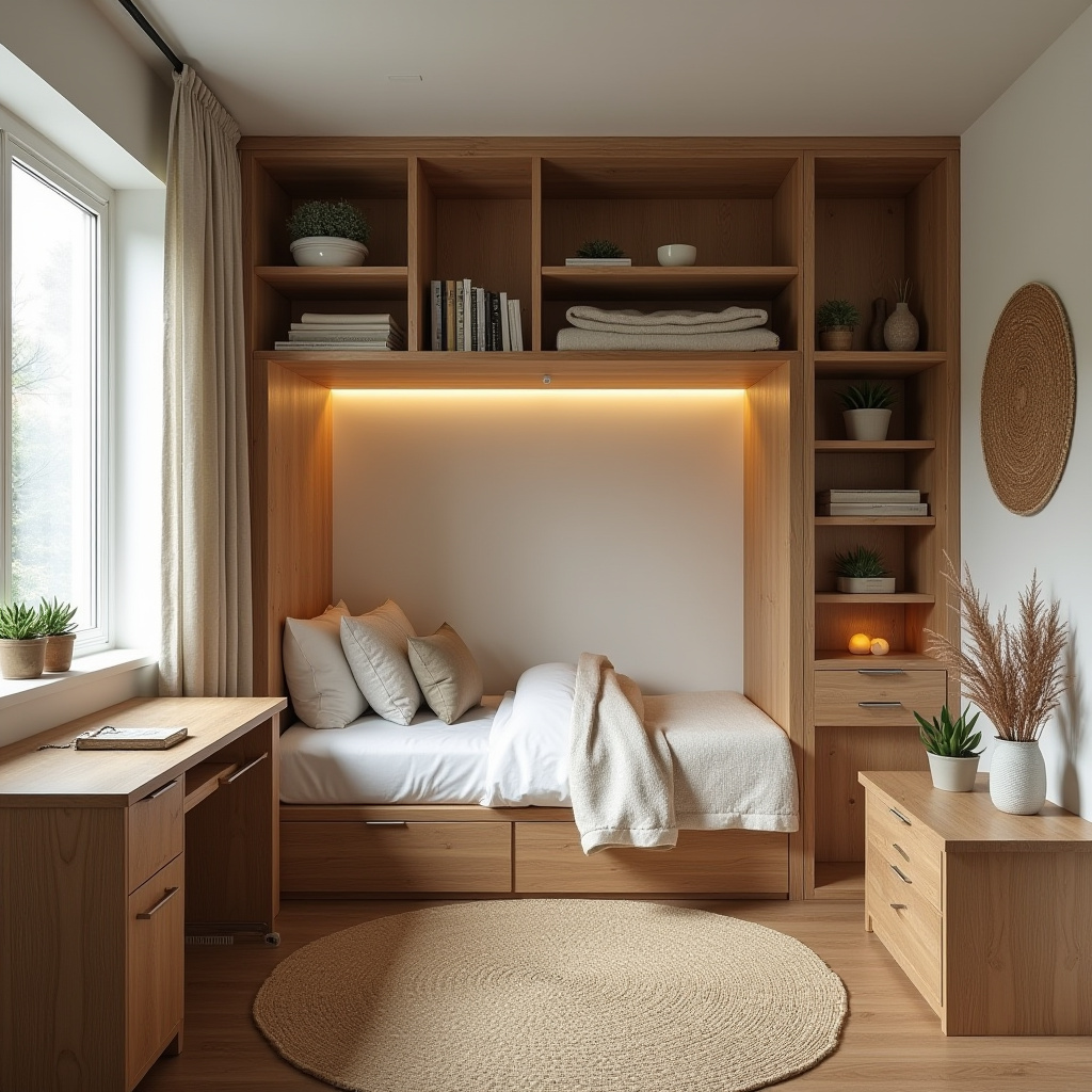 earthy dorm room ideas 16