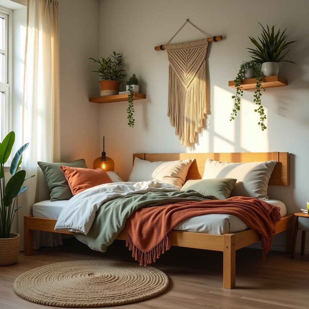 earthy dorm room ideas 2