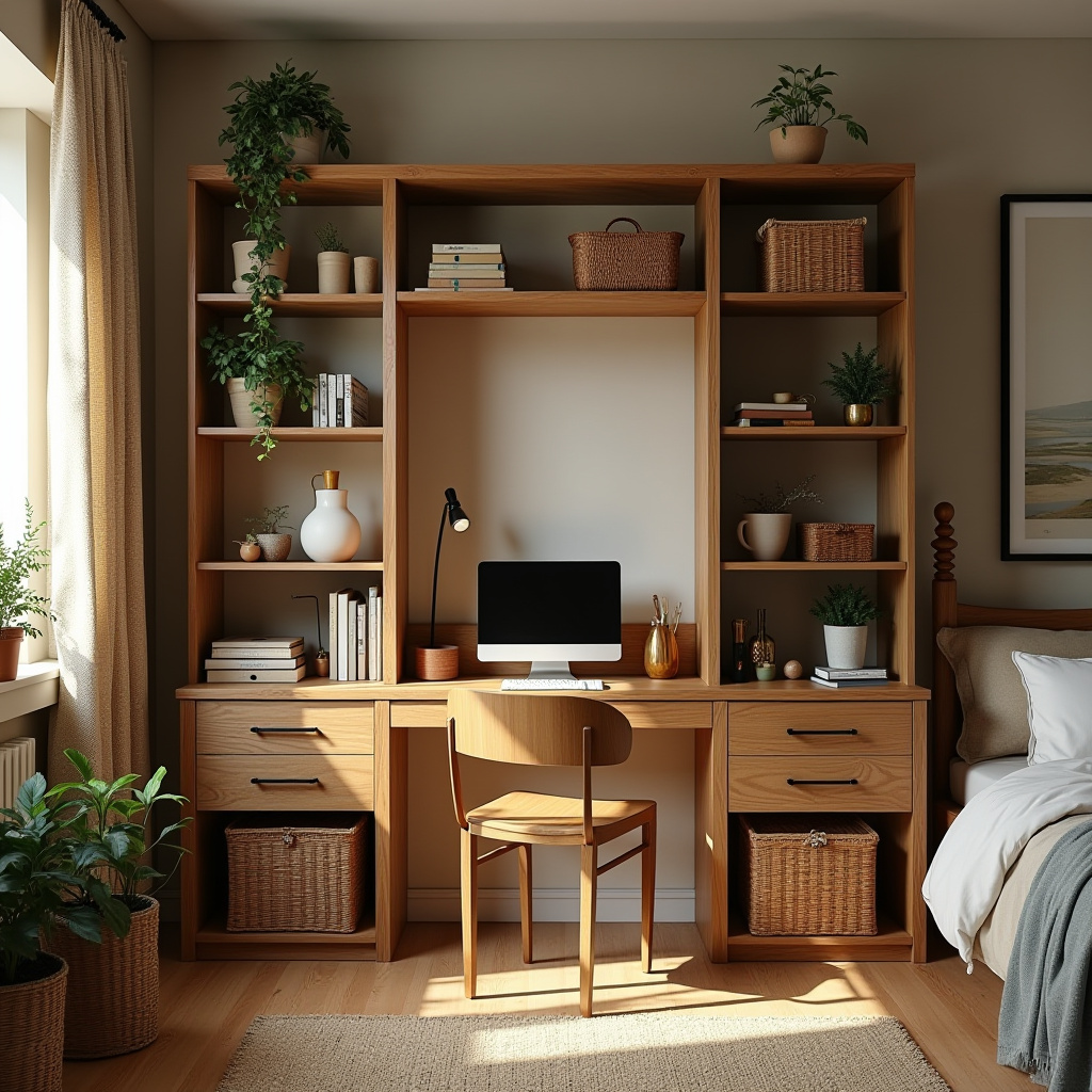 earthy dorm room ideas 21