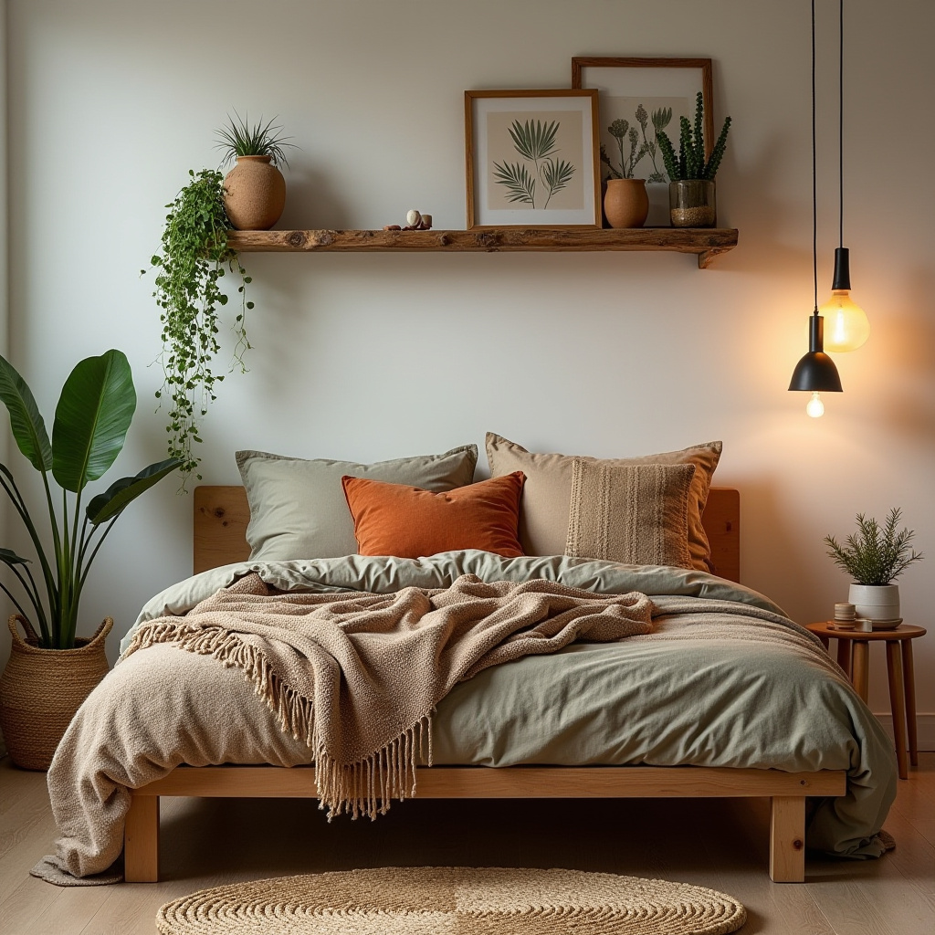 earthy dorm room ideas 6
